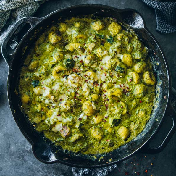 Pesto Gnocchi paistos