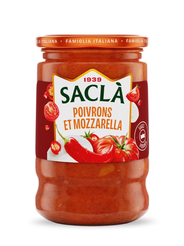 Peppers e mozzarella concentrated pasta sauce